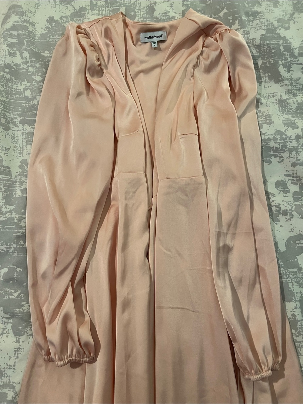 Motherhood Blush Pink Flowing Maternity Dress